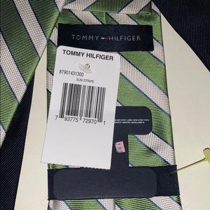 Tommy Hilfiger Striped green Tie